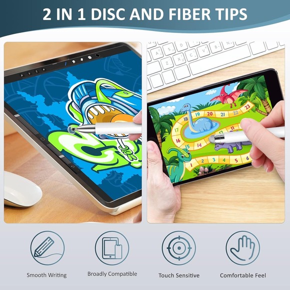 NIB- Lot of 12 Boxes MIKOO iPad Stylus Pens PLUS 4 MEKO Stylus Accessories - Picture 6 of 13